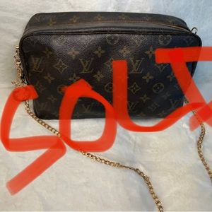 Louis Vuitton Monogram Trousse Toilette 28 crossbody